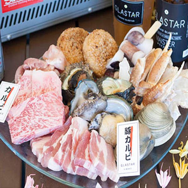 国産肉+海鮮BBQセット