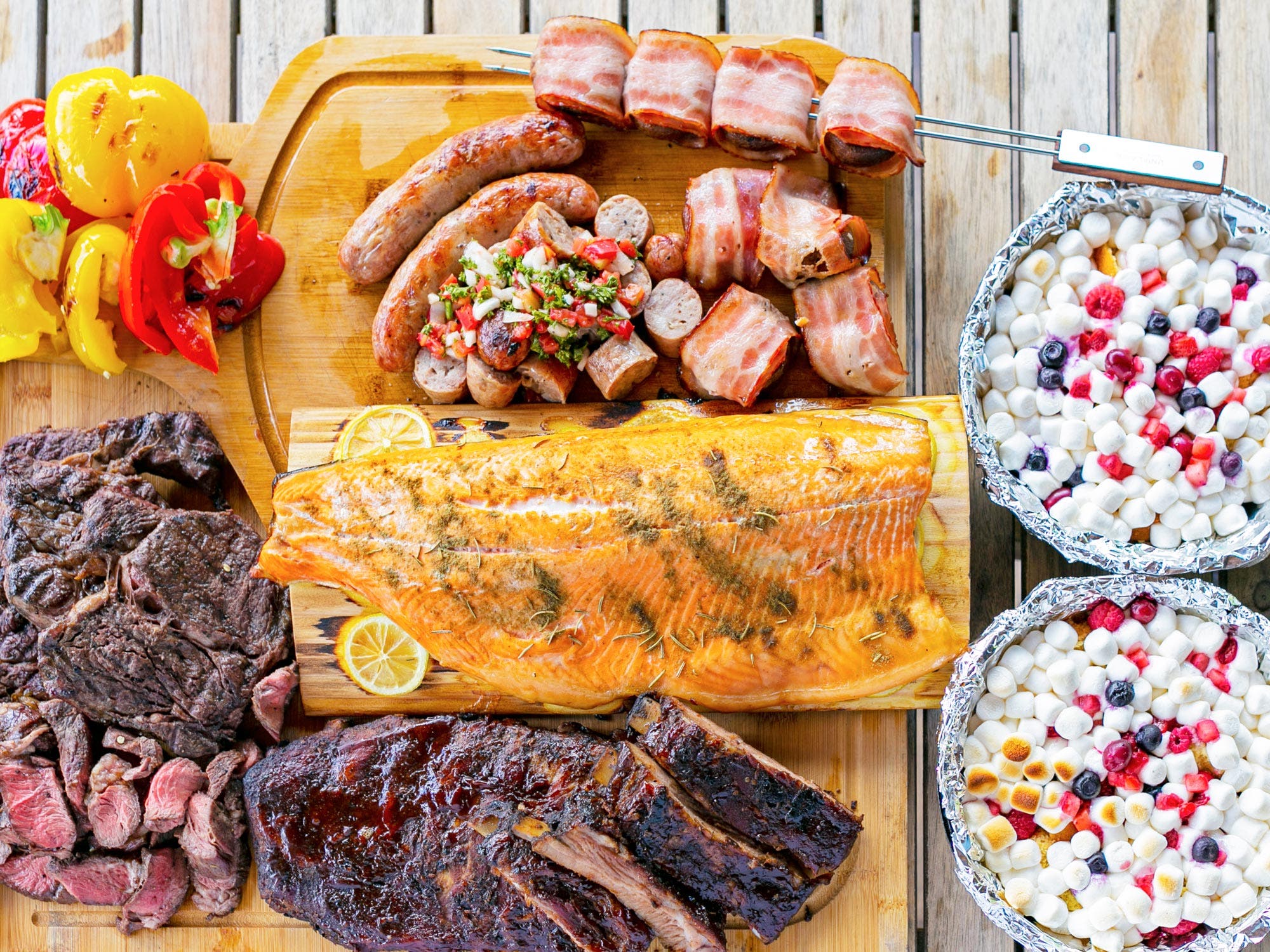 手ぶらで楽しめるBBQコース