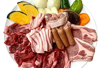 BBQ肉セット3人前