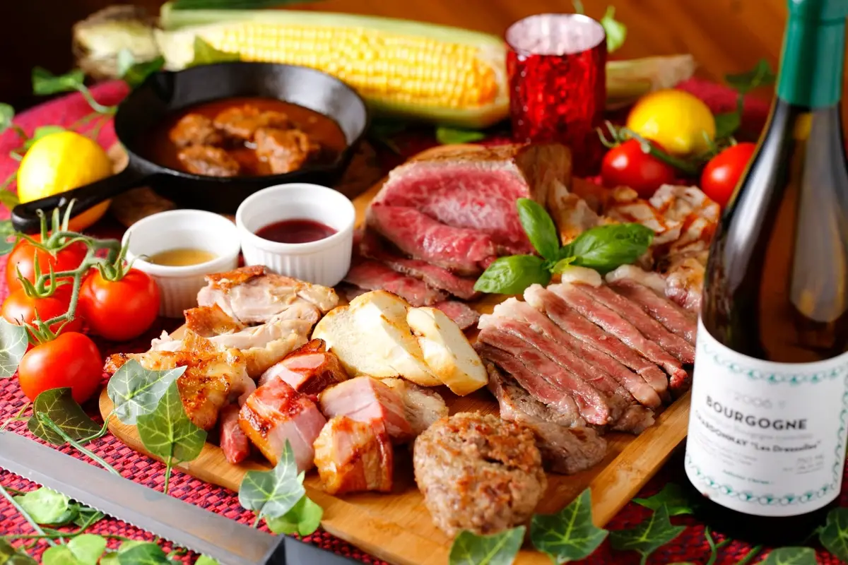 加茂川×BBQ食材付プラン