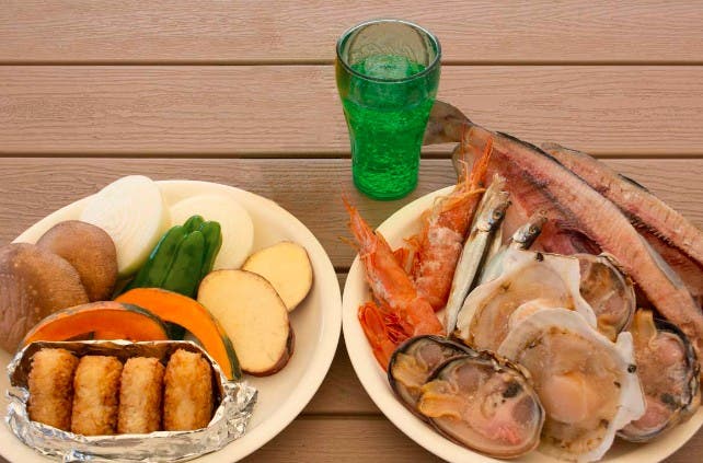 おまかせ手ぶらコース/海鮮セット