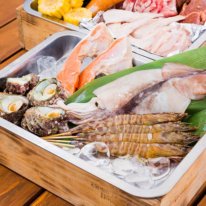 手ぶら海鮮BBQプラン