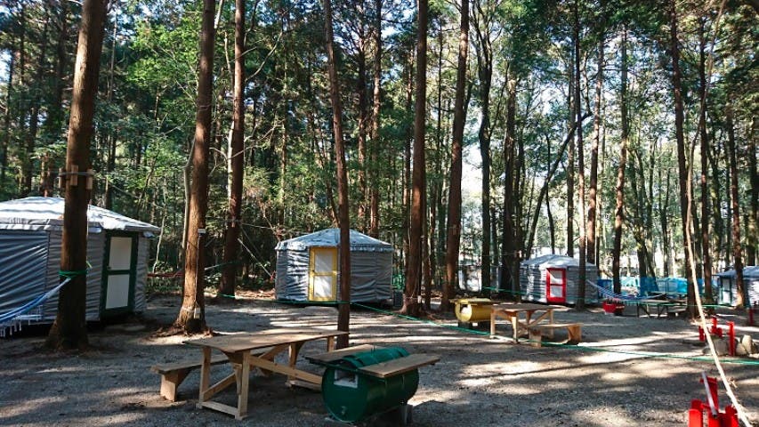 専用BBQ場付きゲルハウス