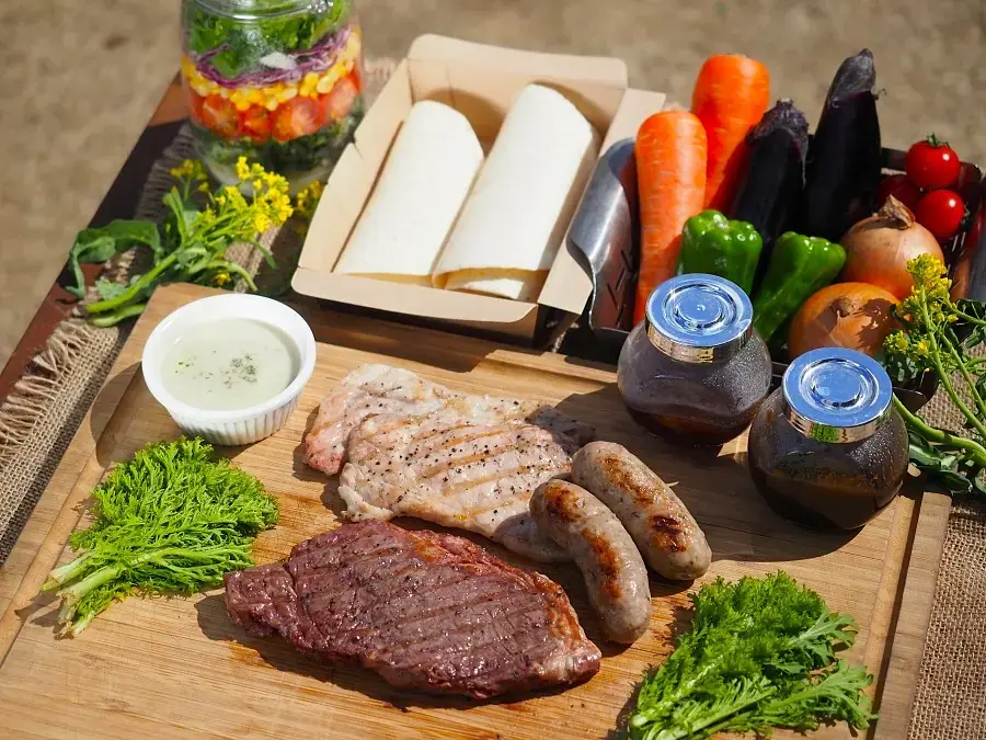 【手ぶらBBQ】アメリカンBBQセット