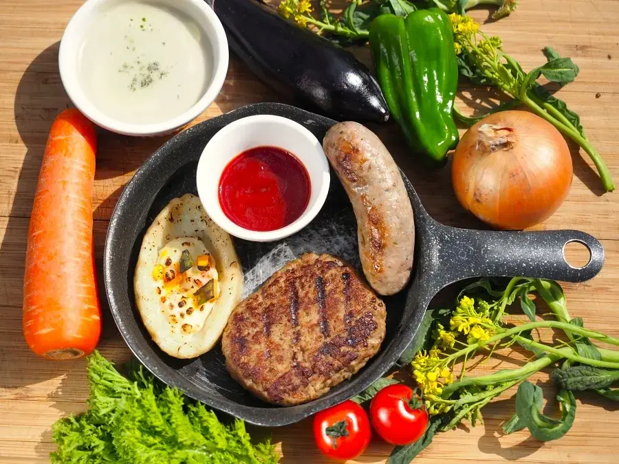 【手ぶらBBQ/小人・幼児専用】Kidsバーグセット