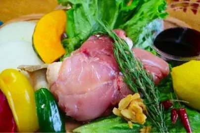 【スタンダードメニュー】BBQハーブチキンステーキセット