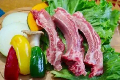 【スタンダードメニュー】BBQポークスペアリブセット
