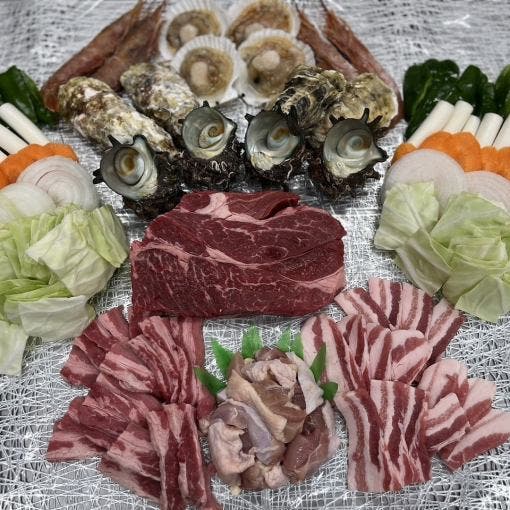 BBQコミコミプランWEB限定3時間飲み放題付き！