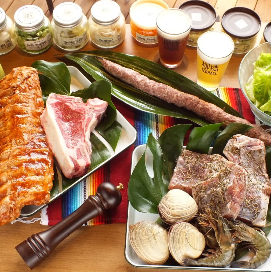 【Special】大人数もお任せ！BBQコース（180分飲み放題付き）