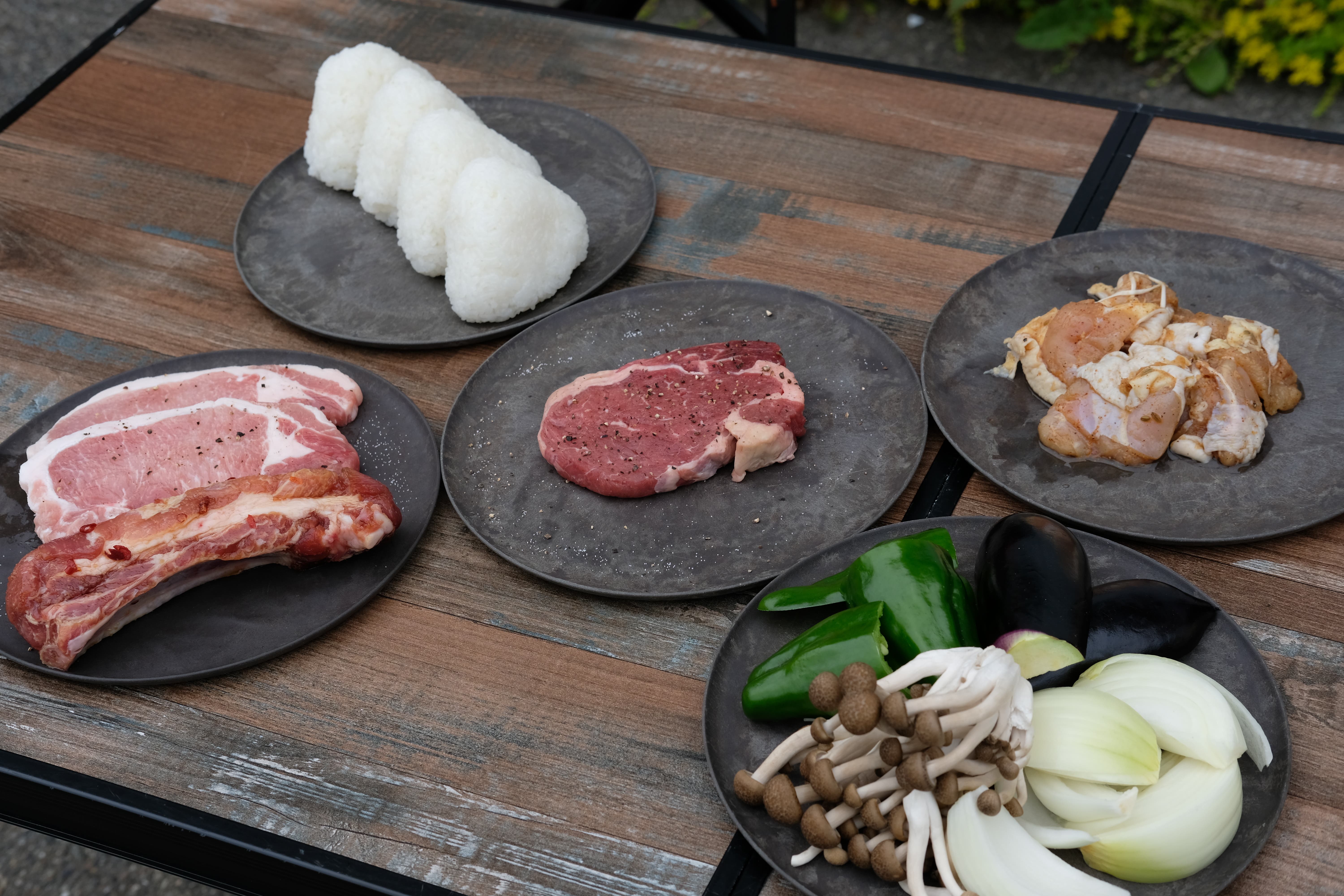 贅沢アメリカンBBQプラン