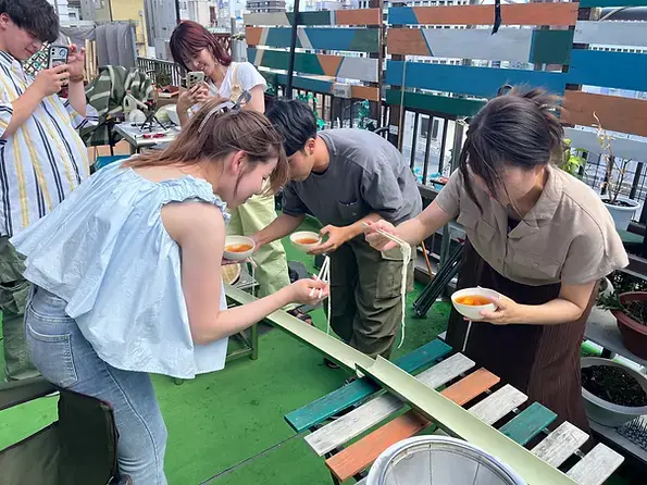 流しそうめん