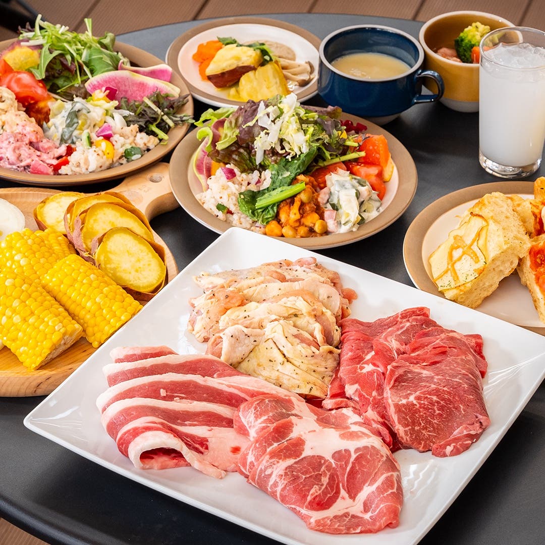 テラスBBQプラン/ドリンクバー付き