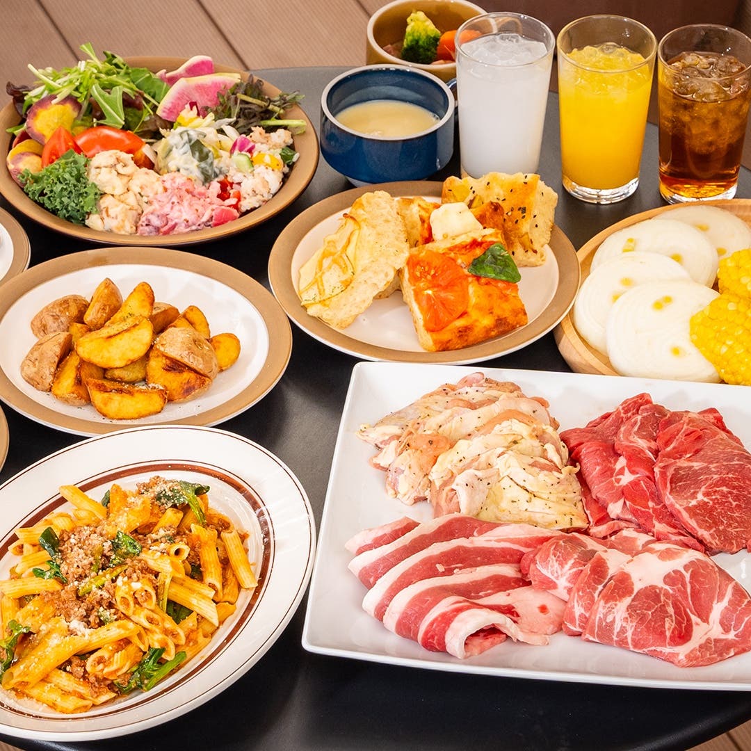 プレミアムBBQプラン/ドリンクバー付き