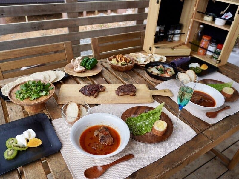 【グランピング】HappyBeefプラン