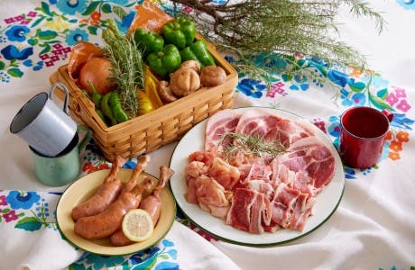 機材・食材セット/ベーシックBBQプラン