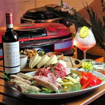 【飲み放題】スタンダードBBQコース全6品