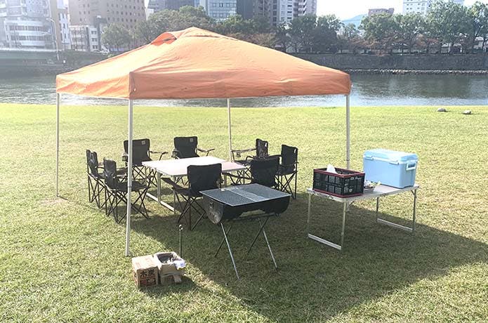 福岡BBQ宅配センターのレンタル用品