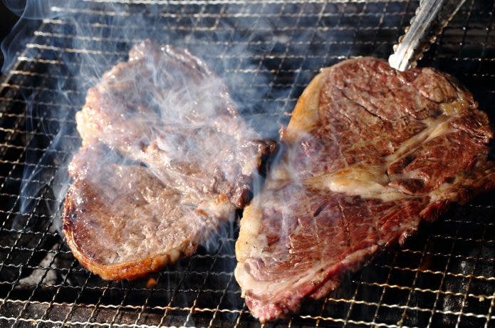大きな2枚の肉
