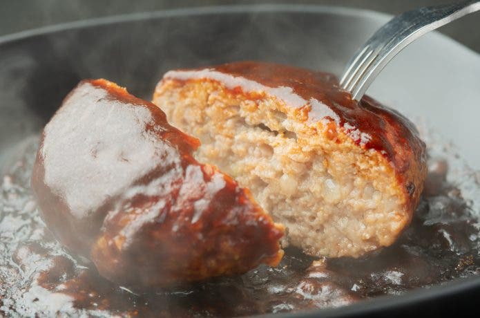 美味しそうなハンバーグ