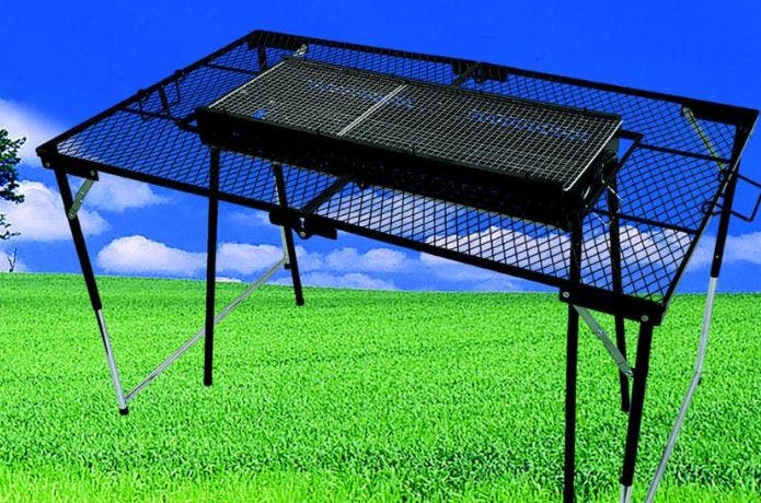 ナチュラルシーズン　ＢＢＱコンロ用　ロの字型サイドテーブル