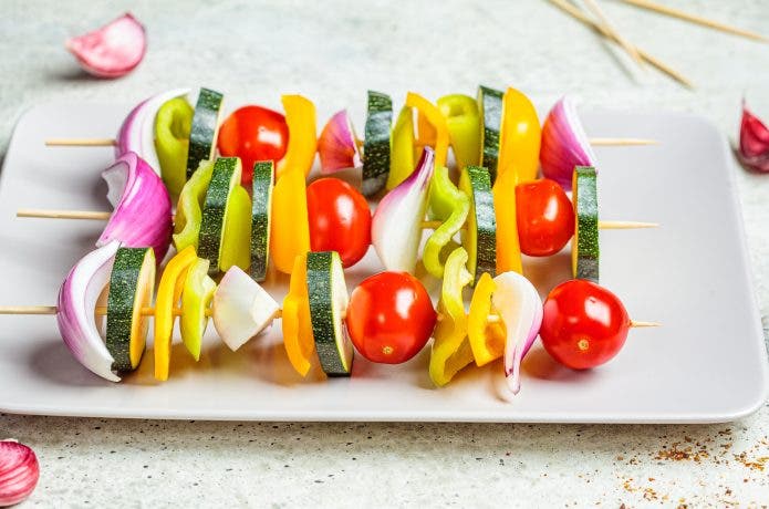 野菜のカラフル串