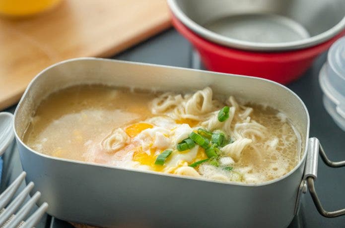 メスティンでラーメン