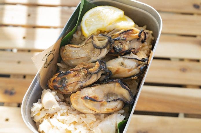 牡蠣の炊き込みご飯